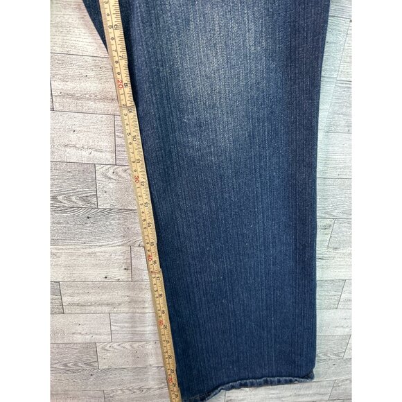 Company81 Men's W28 L30 Blue Denim Jeans Slight Flare Button Zipper Closure Gorp - Picture 6 of 11